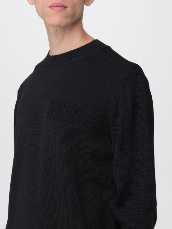 25FW 지씨디에스 스웨터 B2CM1513KI6 99 Black - GCDS