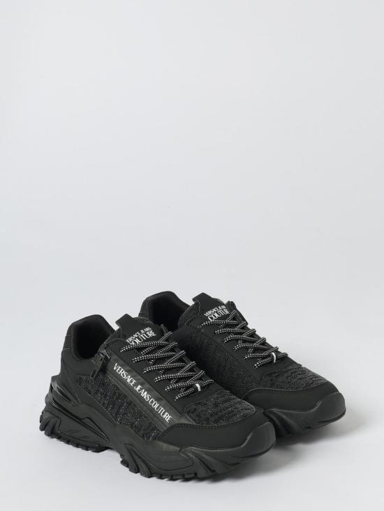 25FW 베르사체 뮬/슬리퍼 79YA3SI5ZSC89 899 Black - VERSACE