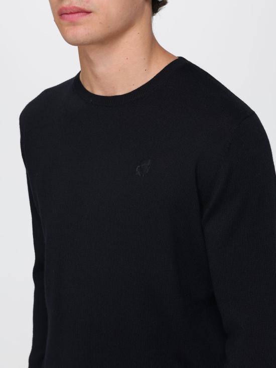 25FW 칼라거펠트 스웨터 655000554399 990 Black - KARL LAGERFELD