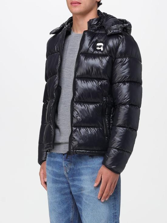 25FW 칼라거펠트 숏패딩 505022554590 990 Black - KARL LAGERFELD