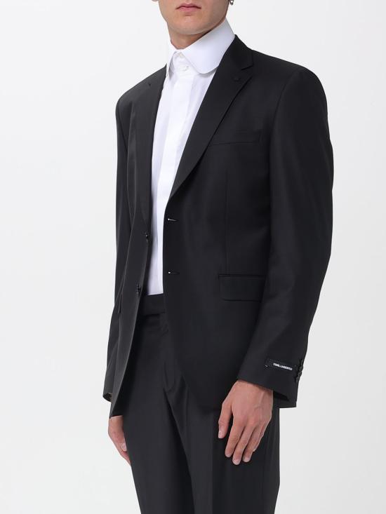 25FW 칼라거펠트 수트 자켓 155200554035 V10990 Black - KARL LAGERFELD