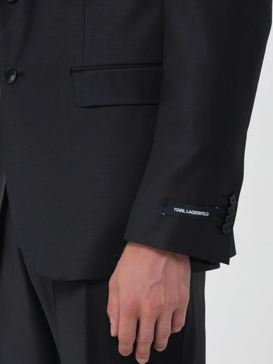 25FW 칼라거펠트 수트 자켓 155200554035 V10990 Black - KARL LAGERFELD