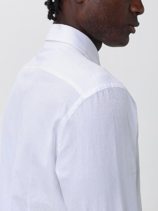 25FW 에트로 긴팔 셔츠 MRIB0001AQ043 W0800 White - ETRO