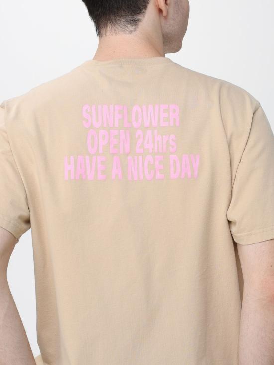 25FW 선플라워 반팔 티셔츠 20513 110 Beige - SUNFLOWER
