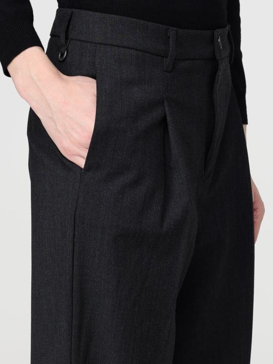 25FW 메이슨 스트레이트 팬츠 4PNT5W110MTE174019 019 Black - MASON'S