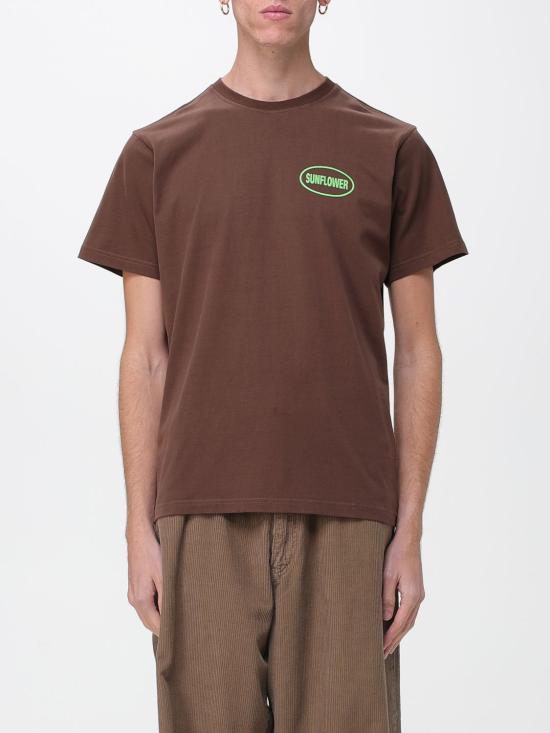 25FW 선플라워 반팔 티셔츠 20513 170 Brown