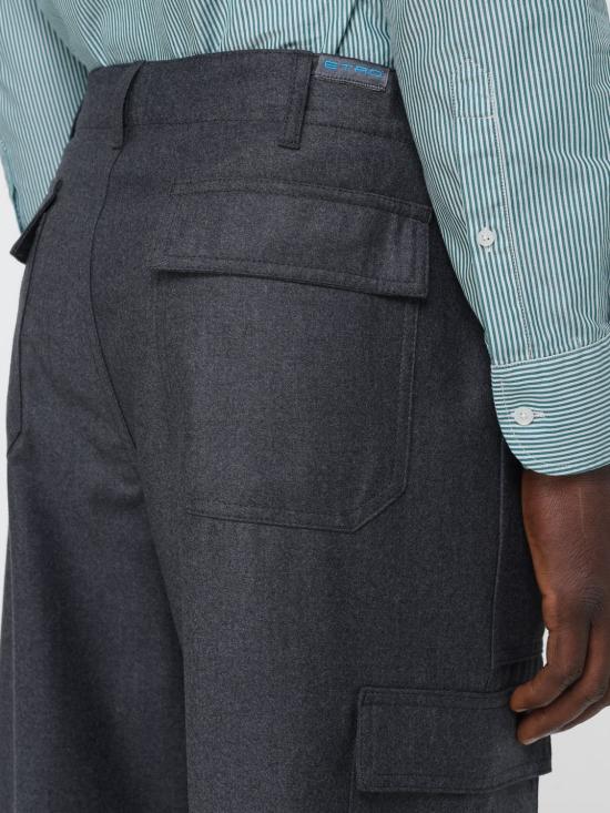 25FW 에트로 스트레이트 팬츠 MRED002099TU2K0 N0035 Grey - ETRO