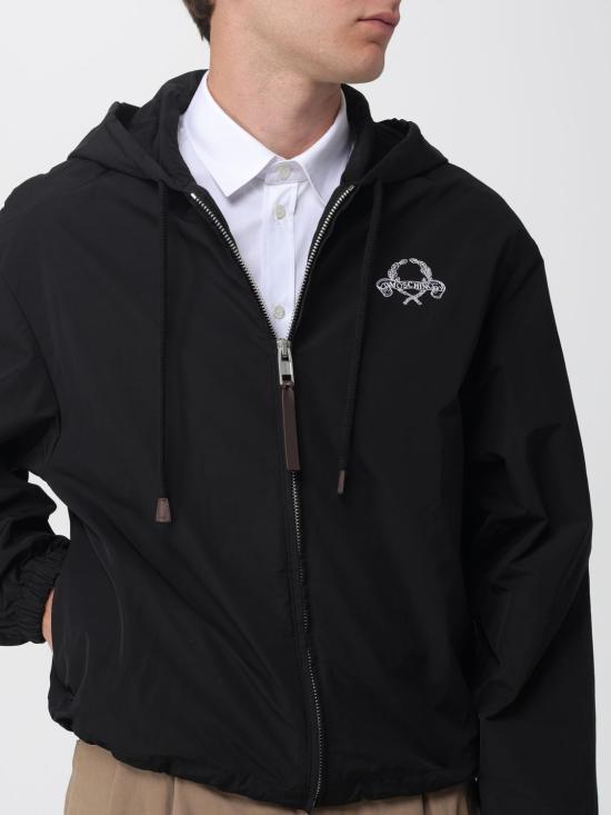 25FW 모스키노 긴팔 티셔츠 06165217 1555 Black - MOSCHINO