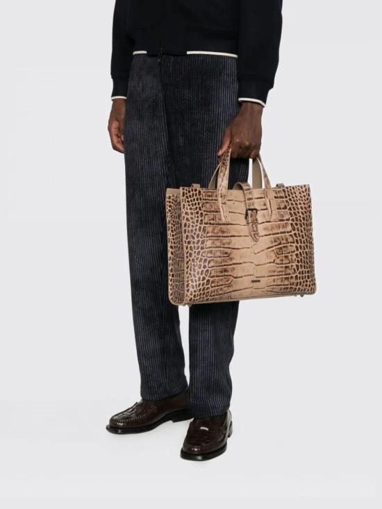 25FW 엠포리오 아르마니 토트백 EM003617AF19384 U6091 Beige - EMPORIO ARMANI