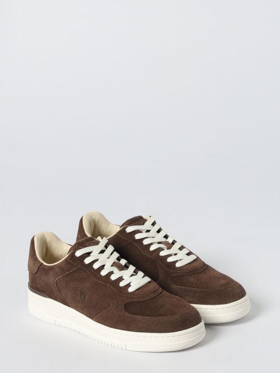 25FW 폴로 랄프로렌 스니커즈 809973704 003 Brown - POLO RALPH LAUREN