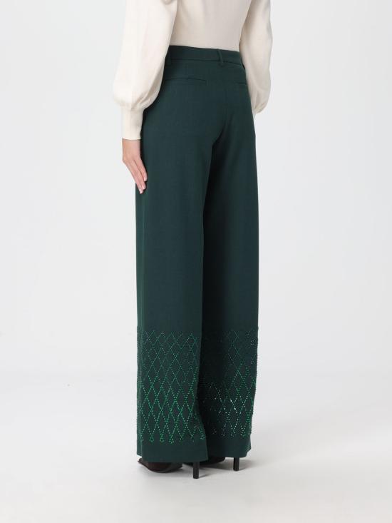 25FW 핑코 팔라초 팬츠 105443A2PO V88 Green - PINKO
