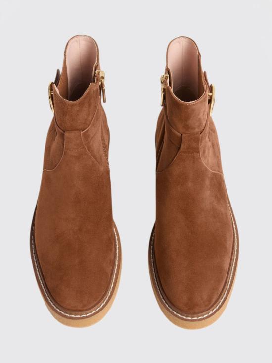 25FW 코치넬리 뮬/슬리퍼 E4T7B420101 W11 Brown - COCCINELLE