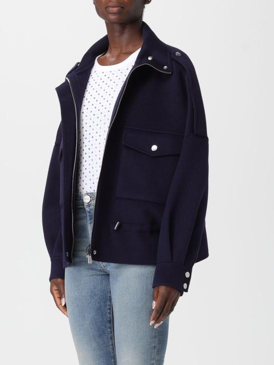 25FW 핑코 코트 105341A2XM G82 Blue - PINKO