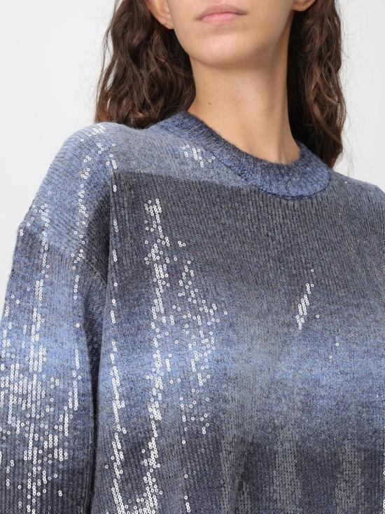 25FW 리우조 스웨터 MF5380MA14R S9473 Blue - LIU JO