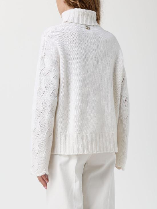 25FW 트윈셋 스웨터 252TT3424 00282 White - TWINSET