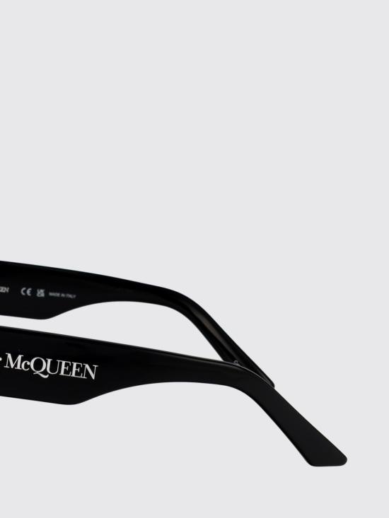 25FW 알렉산더 맥퀸 선글라스 AM0451SA 001 Black - ALEXANDER MCQUEEN