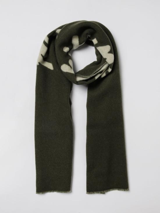 25FW 메종키츠네 핸드라이팅 스카프 PM06202WB0038 079 Kaki - MAISON KITSUNE