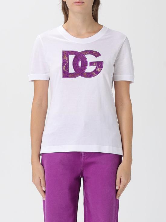 25FW 돌체앤가바나 반팔 티셔츠 F8V20ZGDC9V W0800 White