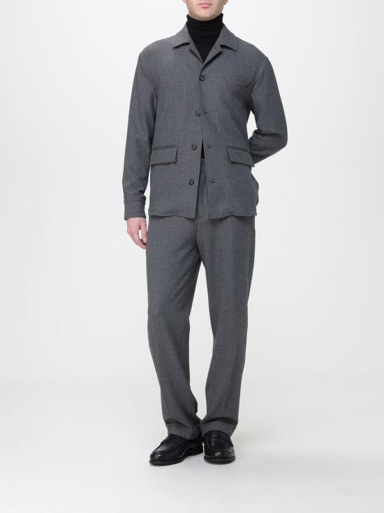 25FW 파올로페코라 스트레이트 팬츠 B0823090 R881 Grey - PAOLO PECORA