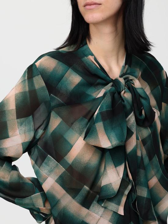 25FW 드리스 반 노튼 블라우스 0107712108 605 Green - DRIES VAN NOTEN