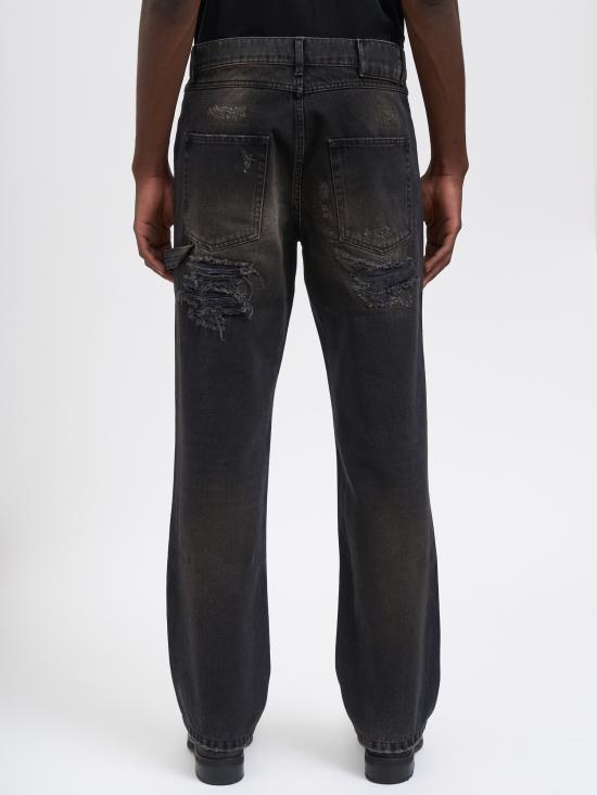 25FW 다닐로 파우라 데님 팬츠 M14PD40310000090 Black - DANILO PAURA