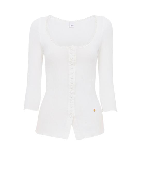 25FW 끌로에 스웨터 CH25WJC01185 101 White