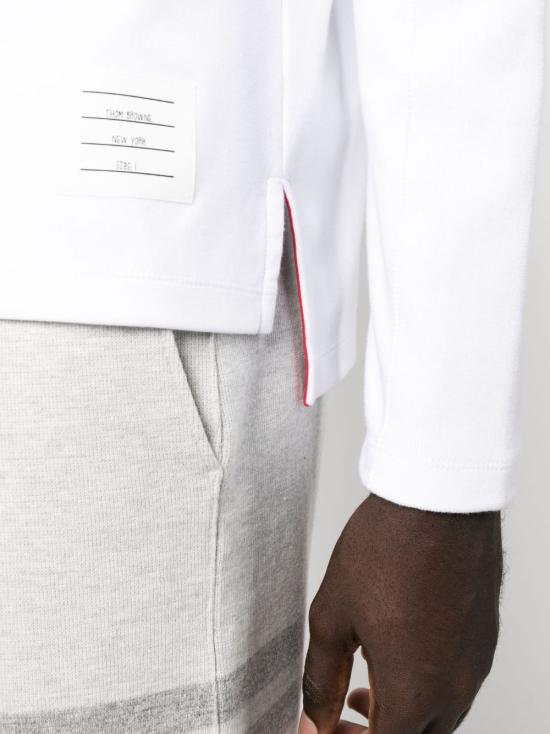 26SS 톰브라운 반팔 티셔츠 MJS245A 07323100 White - THOM BROWNE