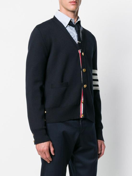 26SS 톰브라운 가디건 MKC171A 00219415 Blue - THOM BROWNE