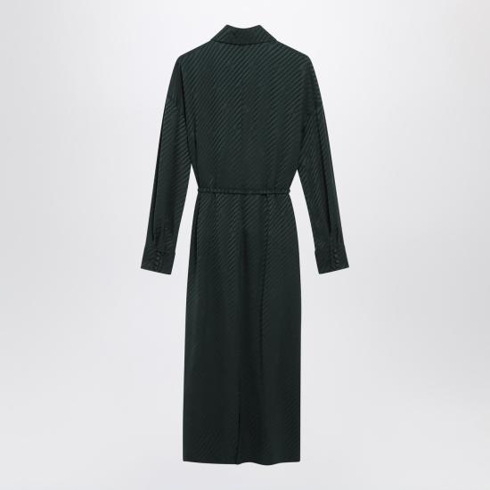 25FW 구찌 미디 원피스 847325ZAM5B Green - GUCCI