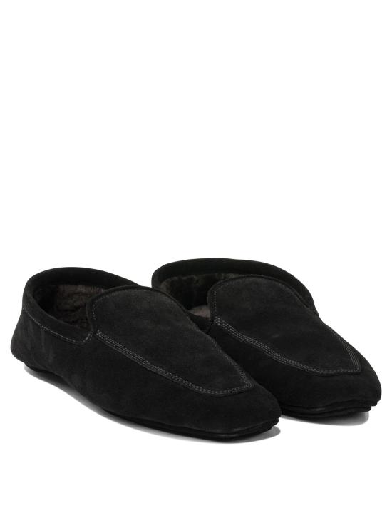 25FW 헨더슨 로퍼 PIEDATER413SUEDE NERO Black - HENDERSON