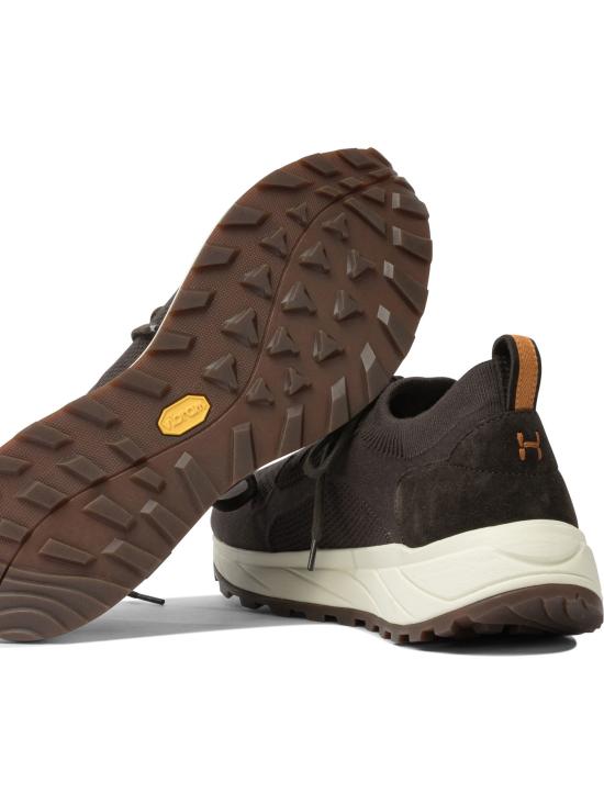 25FW 헨더슨 스니커즈 APOLLO254KNIT FONDENTE SUEDE MODICA Brown - HENDERSON