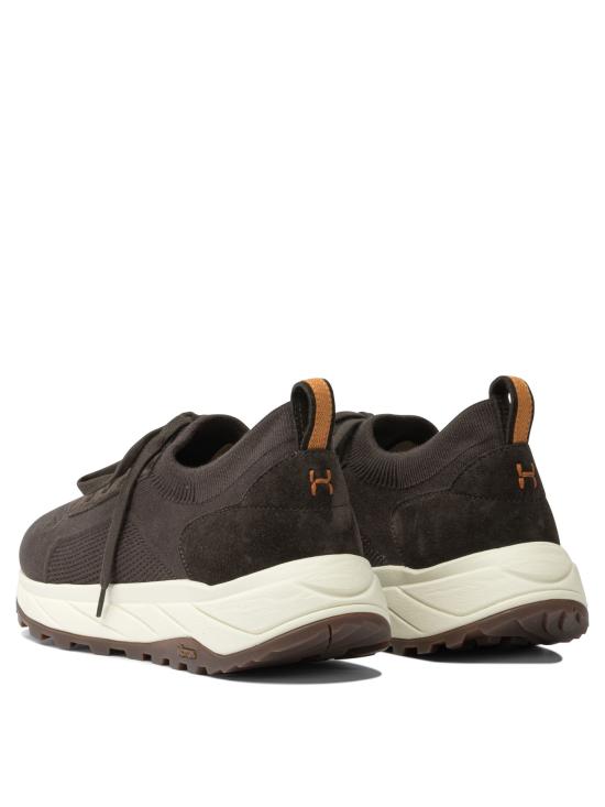 25FW 헨더슨 스니커즈 APOLLO254KNIT FONDENTE SUEDE MODICA Brown - HENDERSON