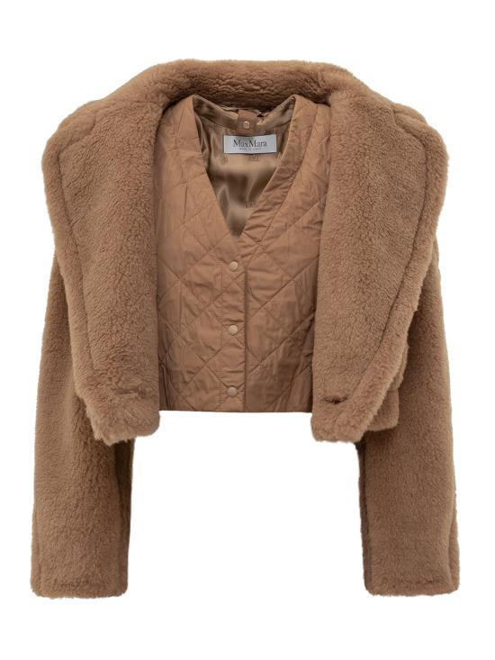 25FW 막스마라 산토스 테디 크롭 자켓 2521036012600 001 CAMMELLO - MAX MARA