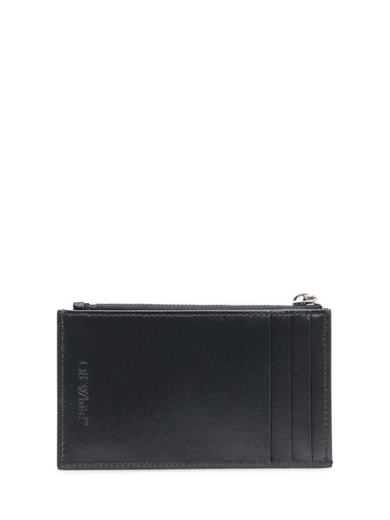 25FW 오프화이트 남성지갑 OMND09UC99LEA001 1001 BLACK WHITE - OFF WHITE