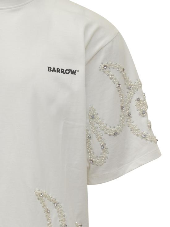 25FW 바로우 반팔 티셔츠 F5BWUATH081 002 OFF WHITE - BARROW
