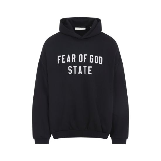 25FW 피어오브갓 플리스 집업 후디 192SP256210FJETBLACK JET BLACK DOM - FEAR OF GOD