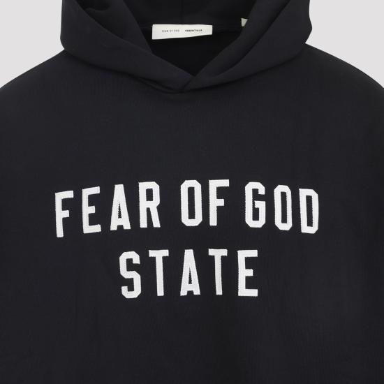 25FW 피어오브갓 플리스 집업 후디 192SP256210FJETBLACK JET BLACK DOM - FEAR OF GOD
