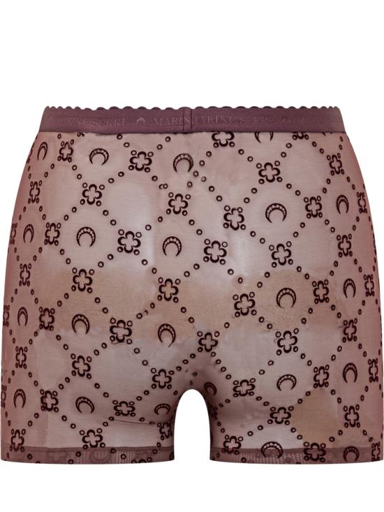 25FW 마린세르 숏팬츠 WSH012ACJER0005 PU70 AUBERGINE - MARINE SERRE