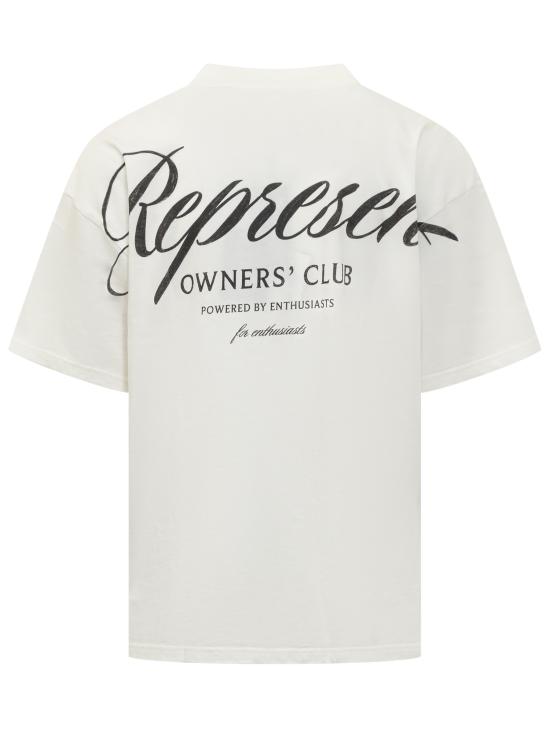 26SS 리프레젠트 반팔 티셔츠 OCM41201 072 FLAT WHITE - REPRESENT