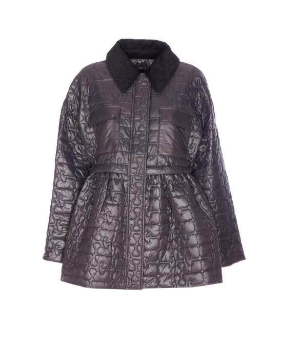 25FW 가니 퀼팅 미디 자켓  W0964252 GREY