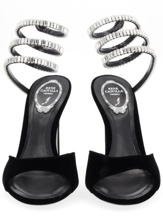 25FW 르네 카오빌라 힐/펌프스 C12610 105VL01V065 Black - RENE CAOVILLA