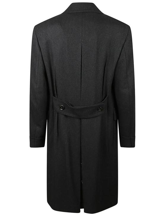 25FW 라르디니 코트 CN23191 AAC65614 Black - LARDINI