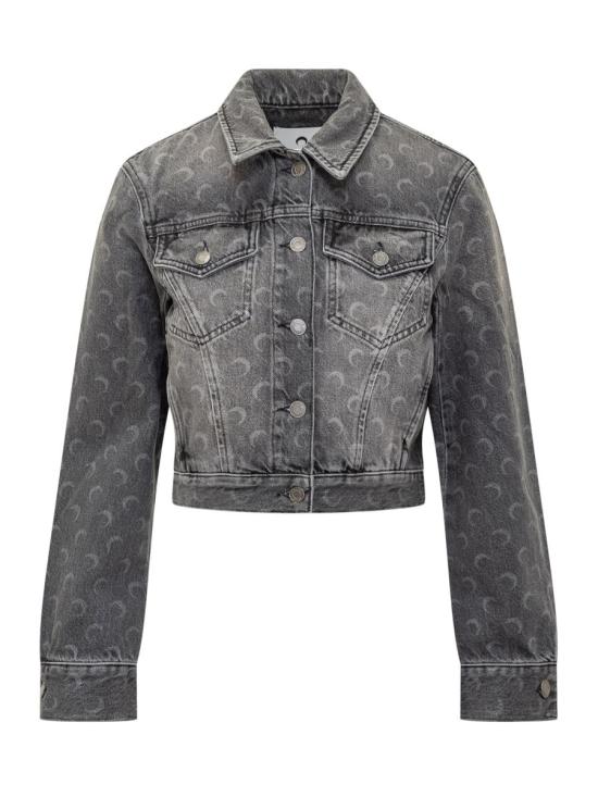 25FW 마린세르 데님 자켓 WJA041BCDEN0006 GR90 Black