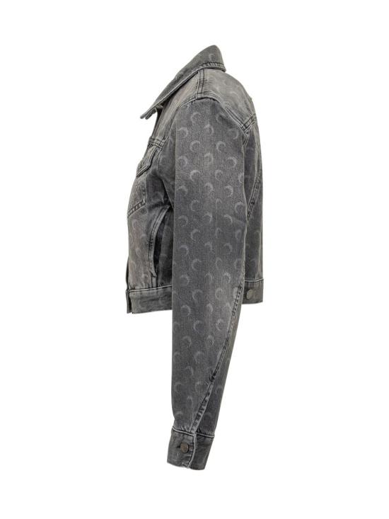 25FW 마린세르 데님 자켓 WJA041BCDEN0006 GR90 Black - MARINE SERRE