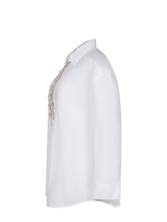 25FW 핑코 셔츠 104708 A2PJZ04 WHITE - PINKO