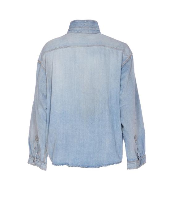 25FW 발렌시아가 긴팔 셔츠 850059TTWA34200 BLUE - BALENCIAGA