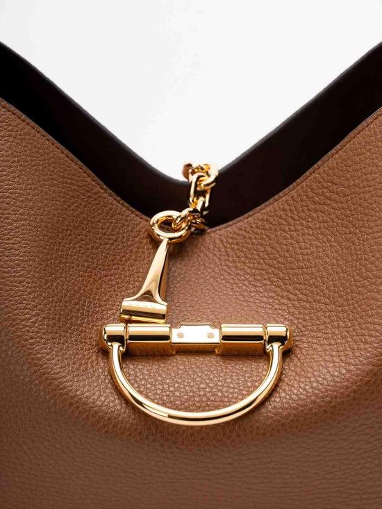 26SS 구찌 소프트빗 맥시 숄더백 837466AAEAO2718 Brown - GUCCI