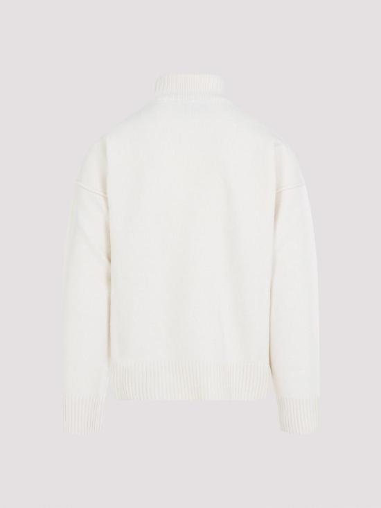  아미 ADC 터틀넥 스웨터 UKS839018154 White - AMI