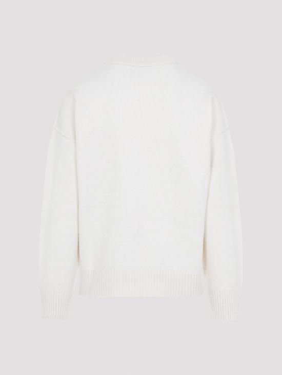 26SS 아미 빅 하트 울 크루넥 스웨터 UKS838018154 White - AMI