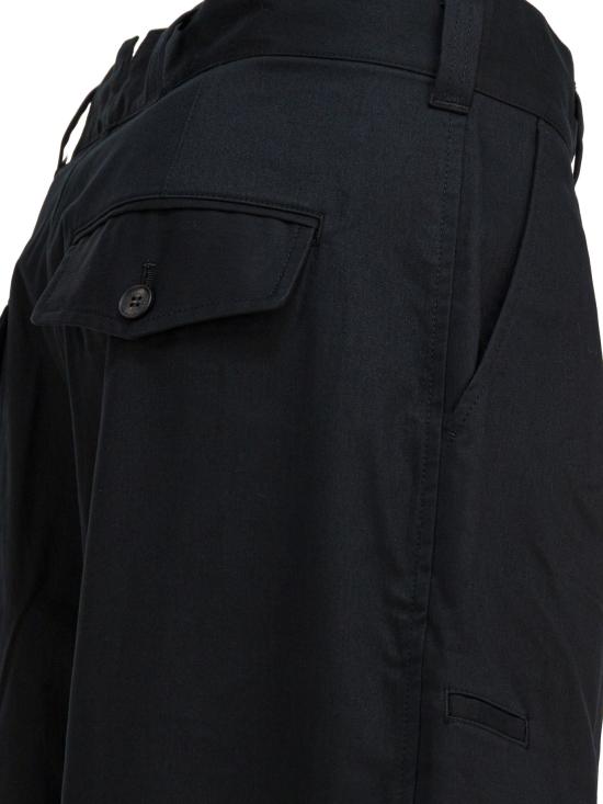 25FW 꼼데가르송 스트레이트 팬츠 HP P025 W251 BLACK Black - COMME DES GARCONS